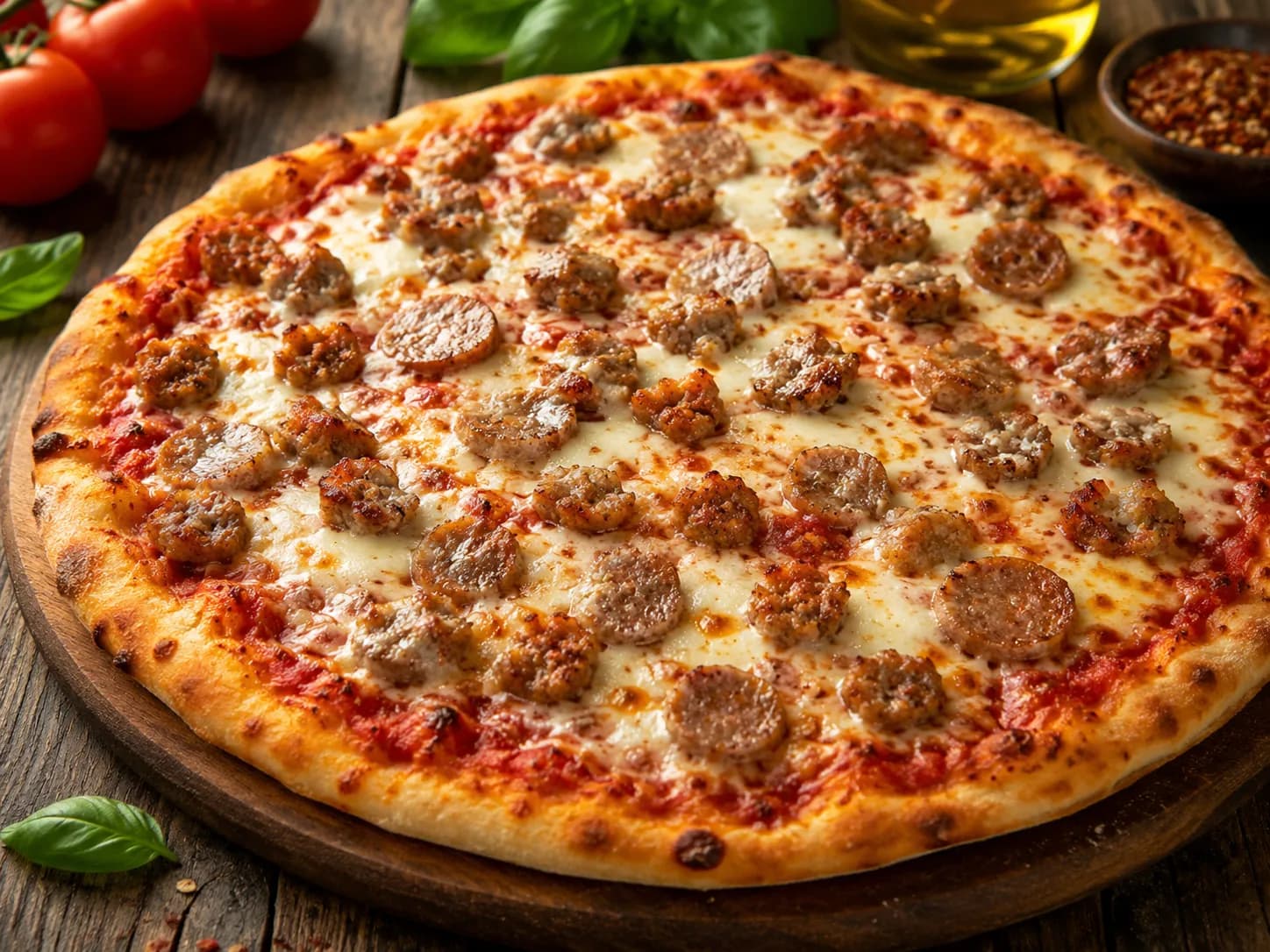 Sausage Pizza